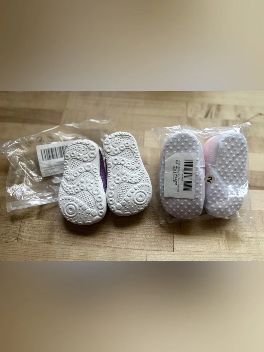 Baby Shoes - Purple & Pink - BRAND NEW!